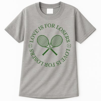 Love Is For Losers Tennis Funny For Tennis Player Tall T-Shirt