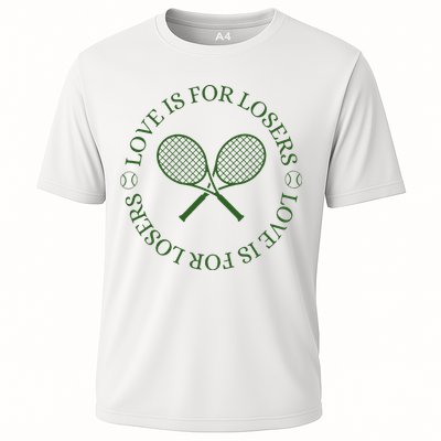 Love Is For Losers Tennis Funny For Tennis Player Cooling Performance Crew T-Shirt