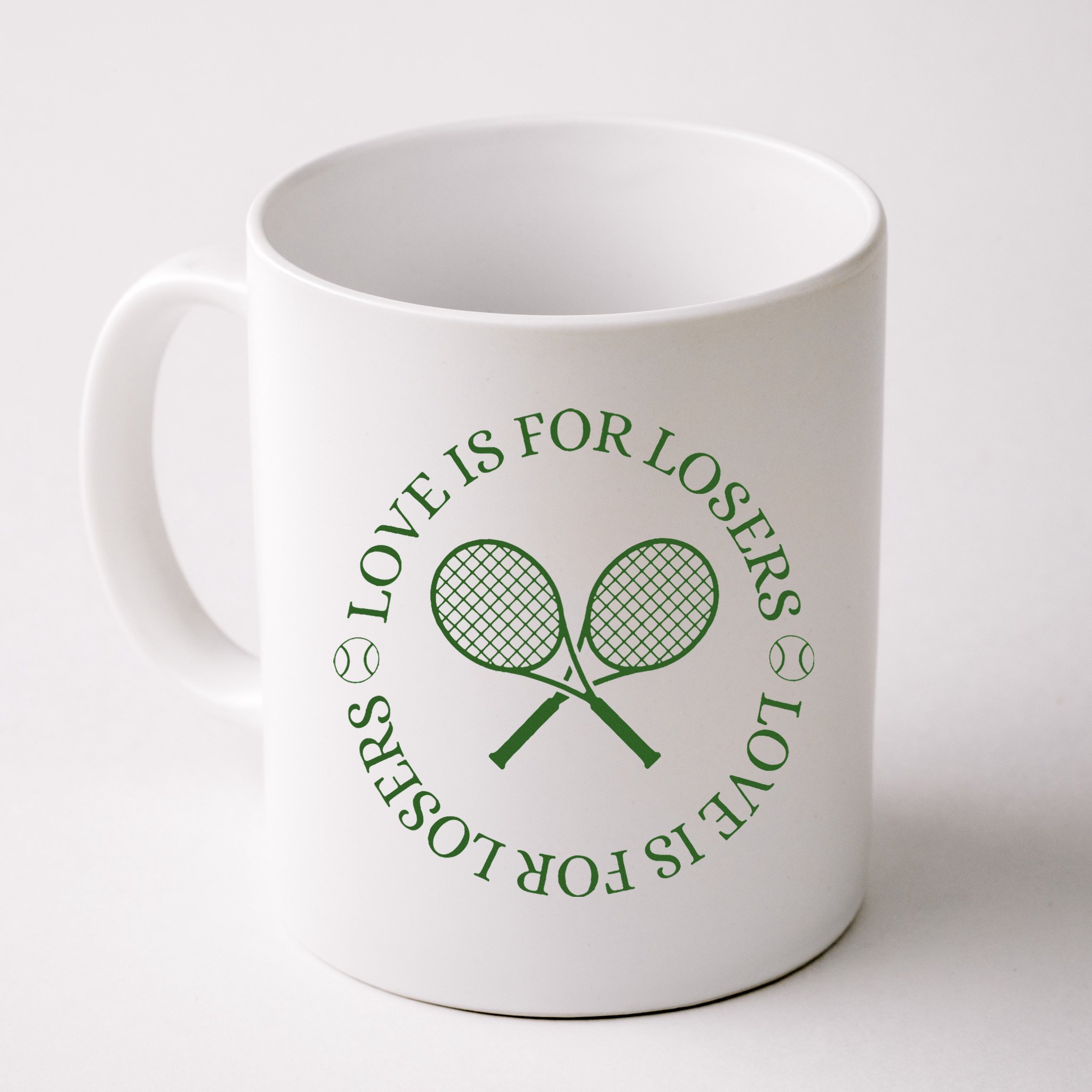 Love Is For Losers Tennis Funny For Tennis Player Mug
