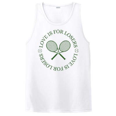 Love Is For Losers Tennis Funny For Tennis Player PosiCharge Competitor Tank