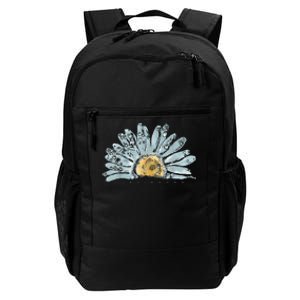 Life Is Funny Really Good Sunflower Family Black Daily Commute Backpack