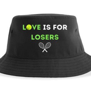 Love Is For Losers Tennis Sustainable Bucket Hat