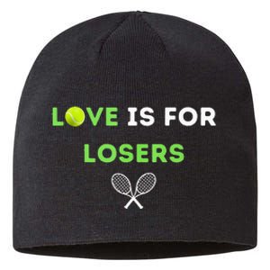 Love Is For Losers Tennis Sustainable Beanie