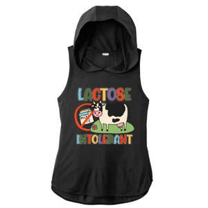 Lactose Intolerant Funny Sarcastic Meme Ladies PosiCharge Tri-Blend Wicking Draft Hoodie Tank