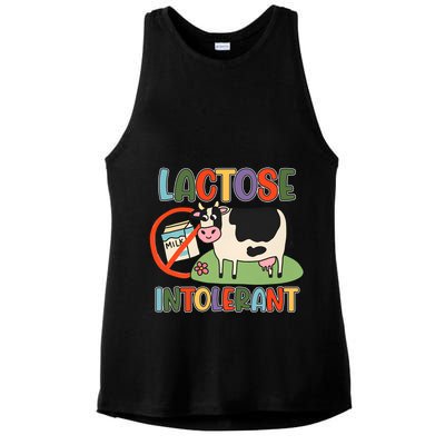 Lactose Intolerant Funny Sarcastic Meme Ladies PosiCharge Tri-Blend Wicking Tank
