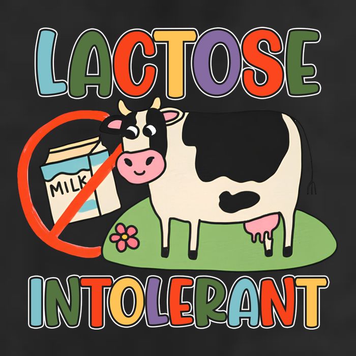 Lactose Intolerant Funny Sarcastic Meme 7 Panel Mesh Trucker Snapback Hat