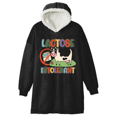 Lactose Intolerant Funny Sarcastic Meme Hooded Wearable Blanket
