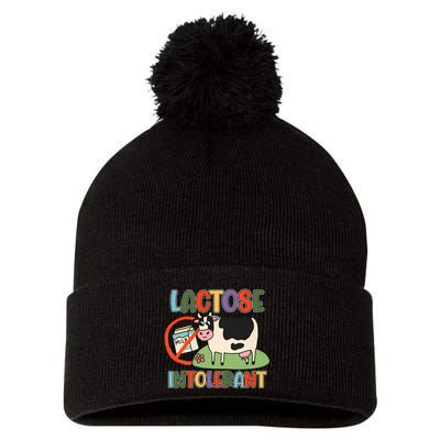 Lactose Intolerant Funny Sarcastic Meme Pom Pom 12in Knit Beanie