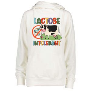 Lactose Intolerant Funny Sarcastic Meme Womens Funnel Neck Pullover Hood