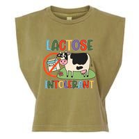 Lactose Intolerant Funny Sarcastic Meme Garment-Dyed Women's Muscle Tee