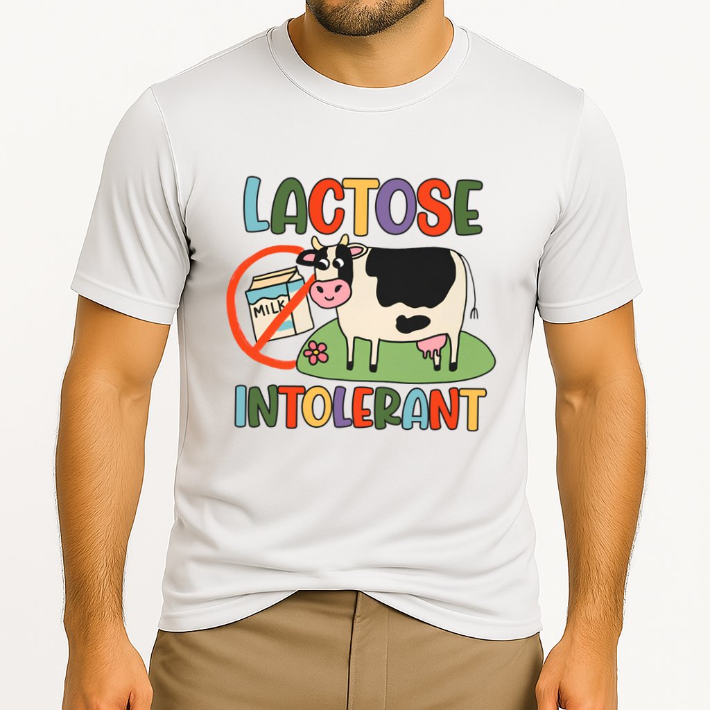 Lactose Intolerant Funny Sarcastic Meme Performance Shirt