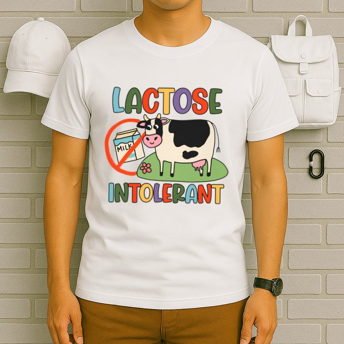 Lactose Intolerant Funny Sarcastic Meme T-Shirt