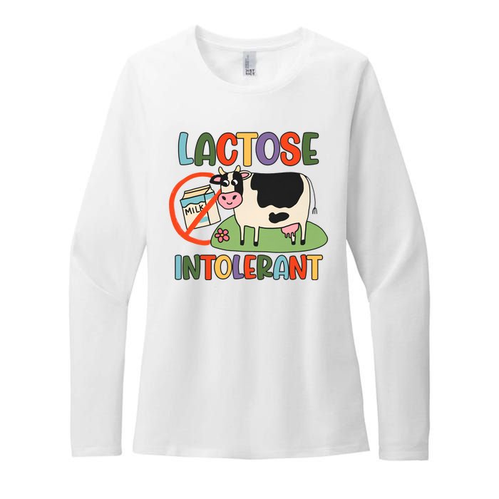 Lactose Intolerant Funny Sarcastic Meme Womens CVC Long Sleeve Shirt