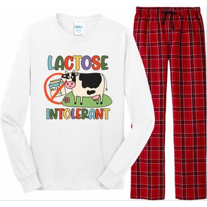 Lactose Intolerant Funny Sarcastic Meme Long Sleeve Pajama Set