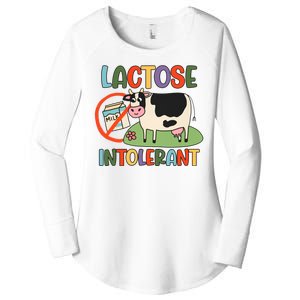 Lactose Intolerant Funny Sarcastic Meme Women's Perfect Tri Tunic Long Sleeve Shirt