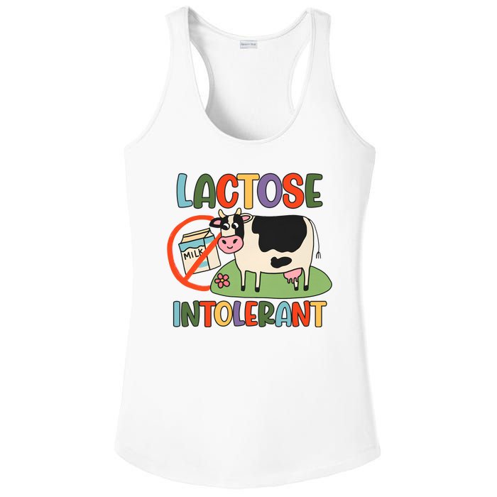 Lactose Intolerant Funny Sarcastic Meme Ladies PosiCharge Competitor Racerback Tank