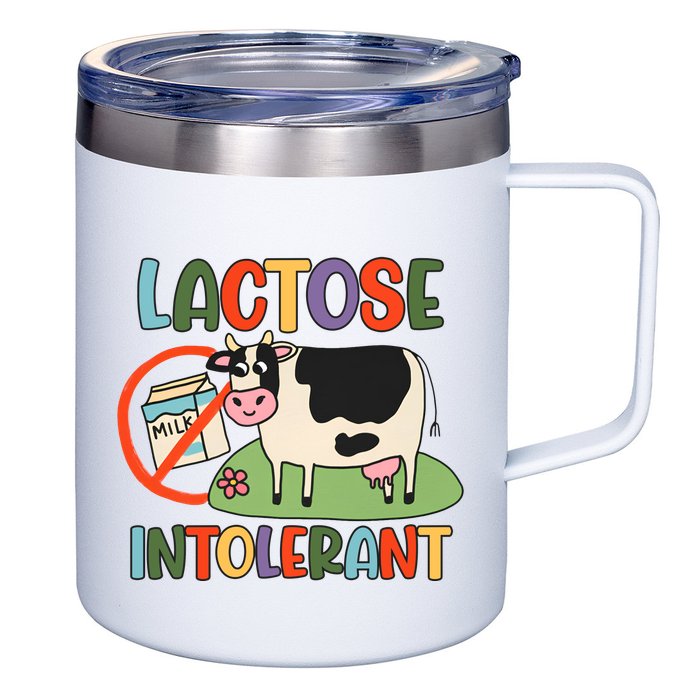Lactose Intolerant Funny Sarcastic Meme 12oz Stainless Steel Coffee Mug