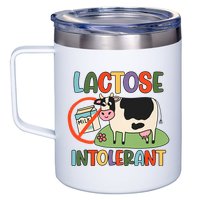 Lactose Intolerant Funny Sarcastic Meme 12oz Stainless Steel Coffee Mug