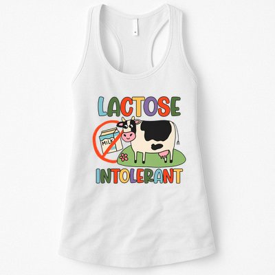 Lactose Intolerant Funny Sarcastic Meme Womens Tank Top