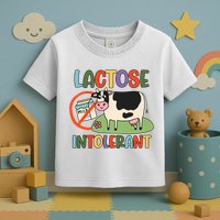 Lactose Intolerant Funny Sarcastic Meme Toddler T-Shirt
