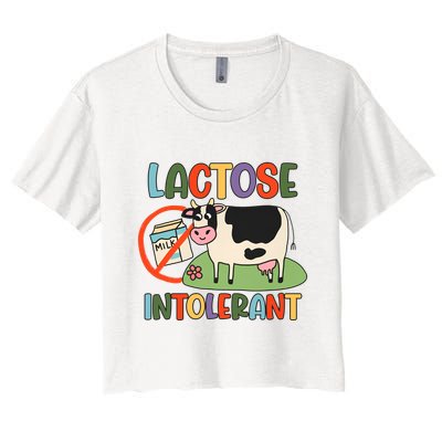Lactose Intolerant Funny Sarcastic Meme Crop Top