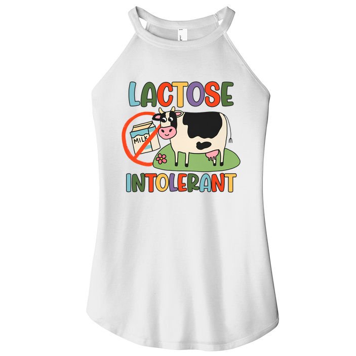 Lactose Intolerant Funny Sarcastic Meme Women's Perfect Tri Rocker Tank