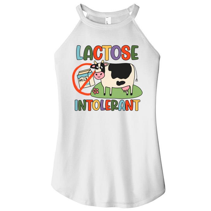 Lactose Intolerant Funny Sarcastic Meme Women's Perfect Tri Rocker Tank