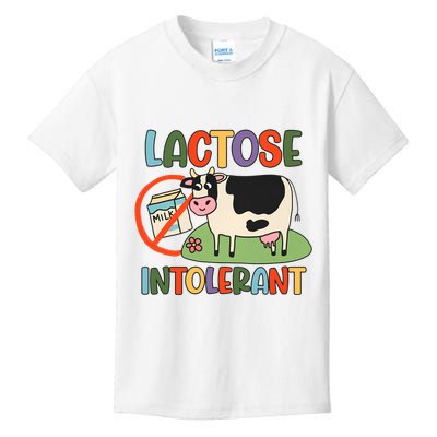 Lactose Intolerant Funny Sarcastic Meme Kids T-Shirt