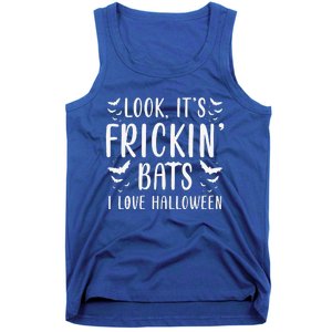 Look Its Frickin Bats I Love Halloween Bat Costume Cute Tank Top