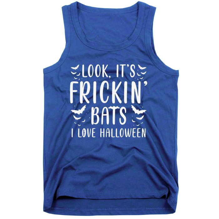 Look Its Frickin Bats I Love Halloween Bat Costume Cute Tank Top