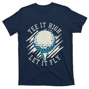 Let it Fly Distressed Golf T-Shirt