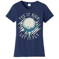 Let it Fly Distressed Golf Women's T-Shirt