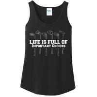 Life Is Full Of Important Choices Gun Rights Quote Gift Ladies Essential Tank