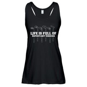 Life Is Full Of Important Choices Gun Rights Quote Gift Ladies Essential Flowy Tank