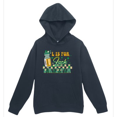 L Is For Lorazepam St Patrick's Day Nurse Pharmacist Crna Urban Pullover Hoodie