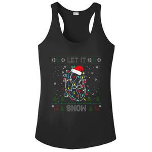 Let It Flow Cardiac Nurse Xmas Cardiology Nurse Christmas Ladies PosiCharge Competitor Racerback Tank