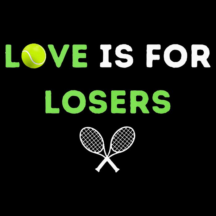 Love Is For Losers Tennis Backpack