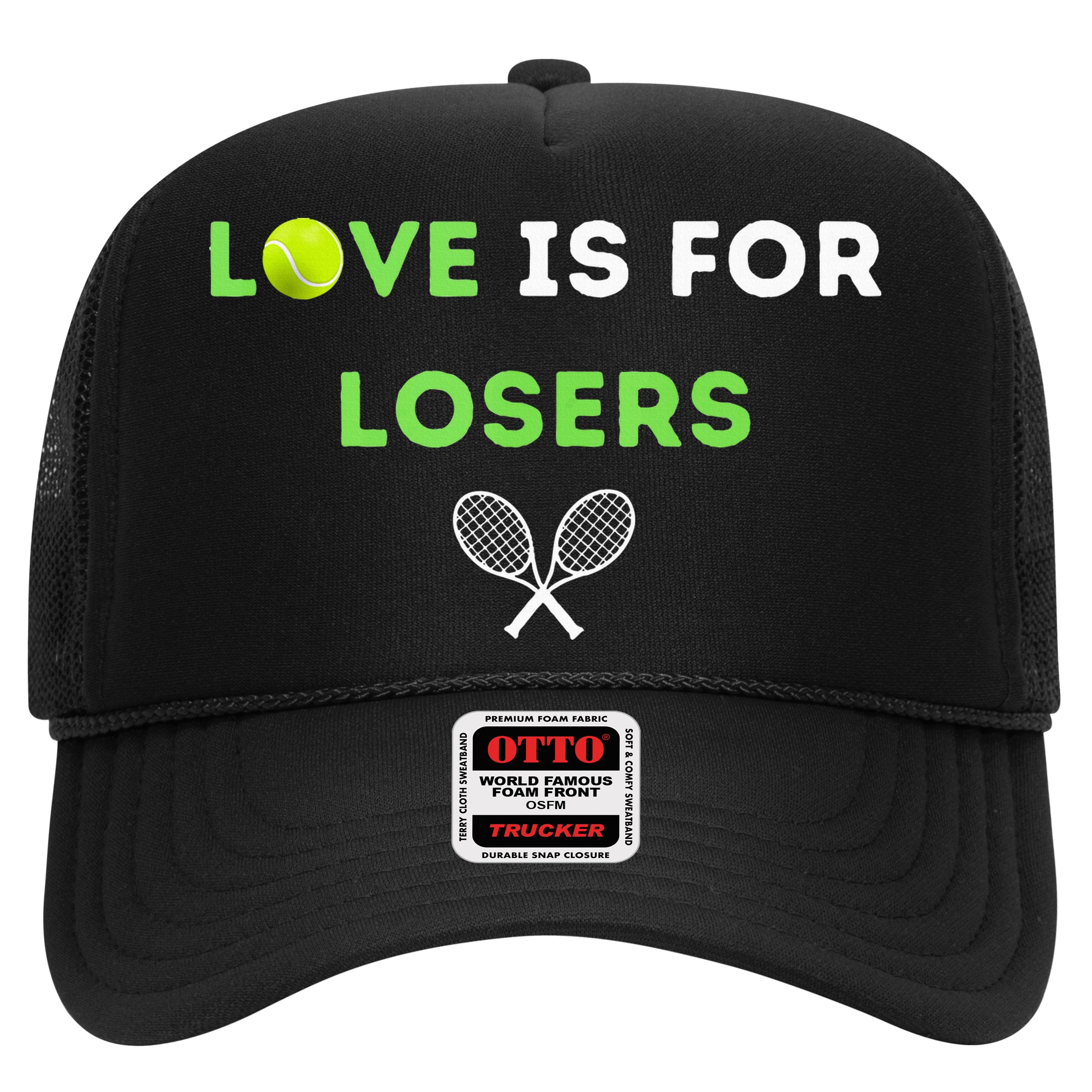 Love Is For Losers Tennis Hat