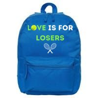 Love Is For Losers Tennis 16 in Basic Backpack