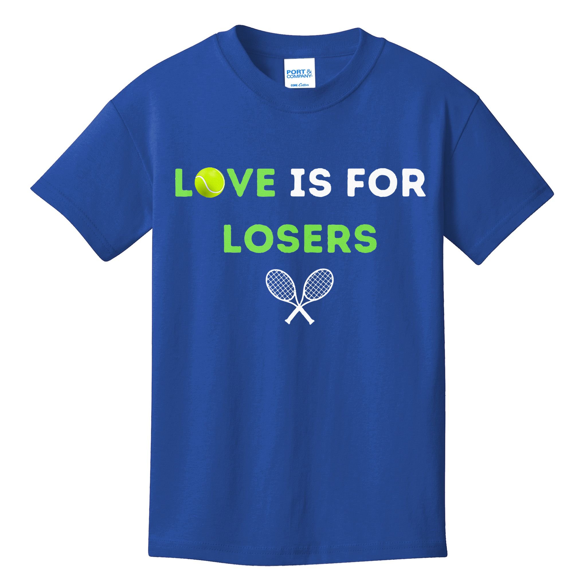 Love Is For Losers Tennis Kids T-Shirt