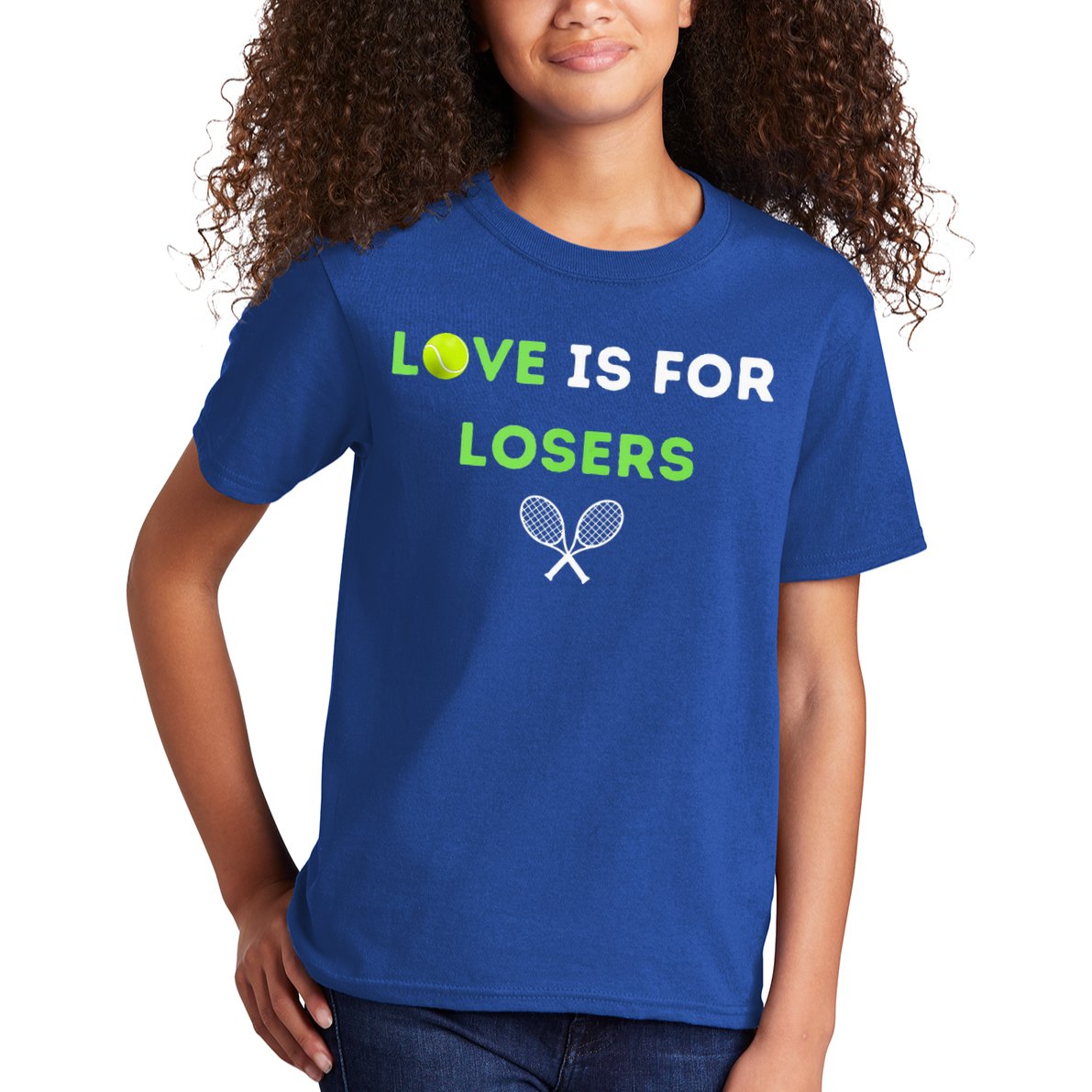 Love Is For Losers Tennis Kids T-Shirt