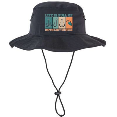 Life Is Full Of Important Choices Activity Fishing Bucket Hat