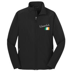 Limerick Ireland Flag Irish City Saint Patricks Day Gift Core Soft Shell Jacket