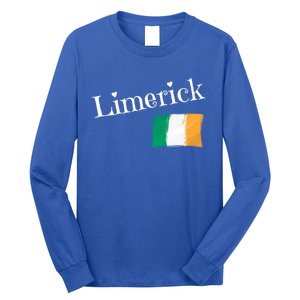 Limerick Ireland Flag Irish City Saint Patricks Day Gift Long Sleeve Shirt