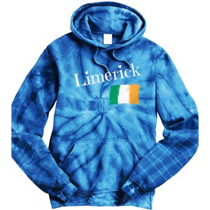 Limerick Ireland Flag Irish City Saint Patricks Day Gift Tie Dye Hoodie