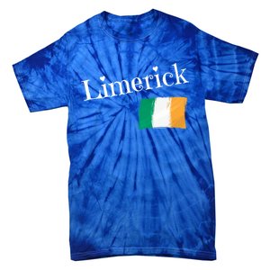 Limerick Ireland Flag Irish City Saint Patricks Day Gift Tie-Dye T-Shirt