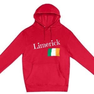 Limerick Ireland Flag Irish City Saint Patricks Day Gift Premium Pullover Hoodie