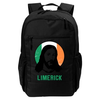 Limerick Ireland Flag Jesus St Patricks Day Cool Gift Backpack