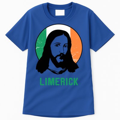 Limerick Ireland Flag Jesus St Patricks Day Cool Gift Tall T-Shirt