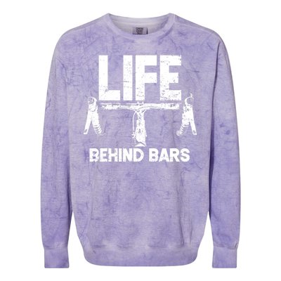 Life Behind Bars Bicycle  Colorblast Crewneck Sweatshirt